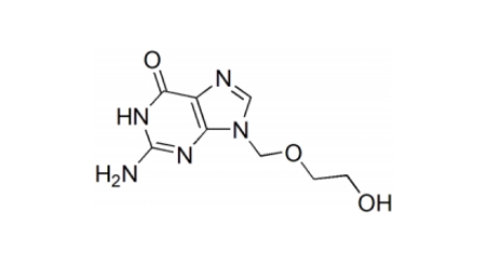 
Acyclovir molecular structure